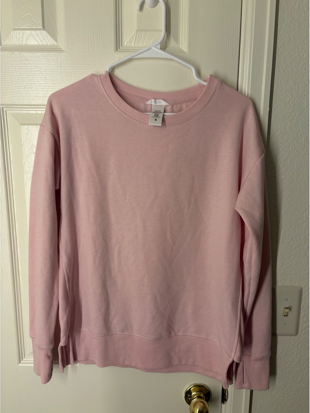Jockey Pink Crewneck Sweatshirt Size Small